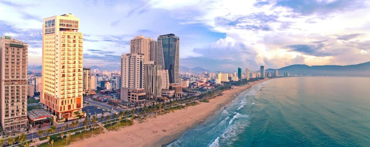 バルコナホテル（Balcona Hotel Da Nang）の外観