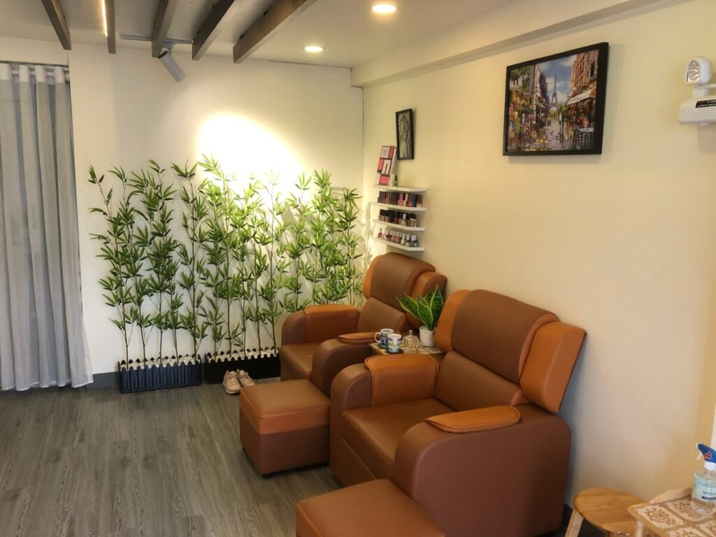 ココケア・スパの施術室の店内