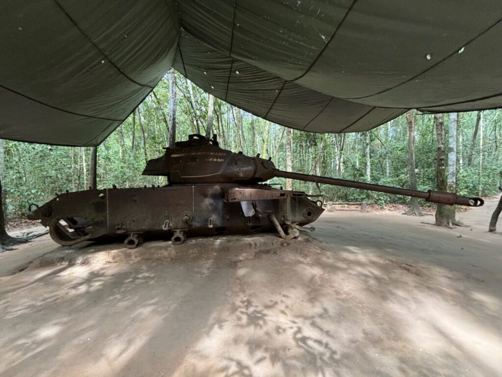クチトンネルの戦車