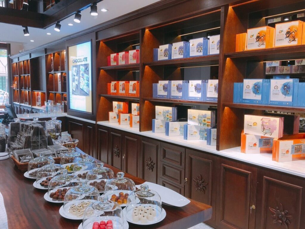 レジェンダリー・ショコラティエの店内