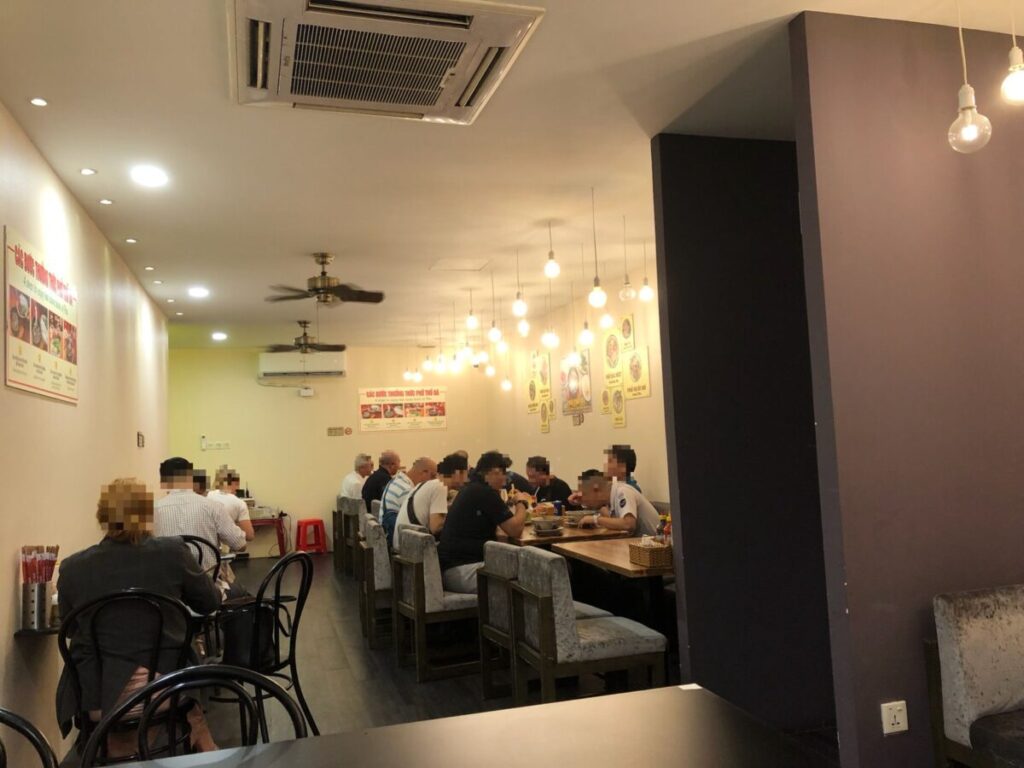 フォー ベトナムの店内