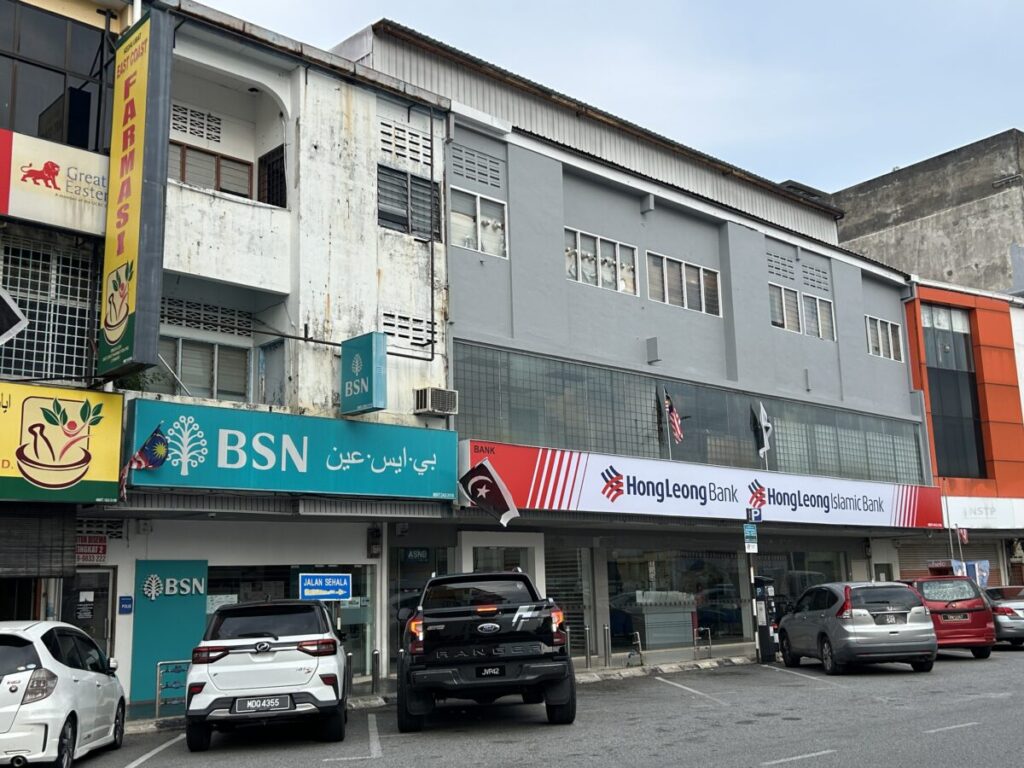 マレーシアの銀行外観