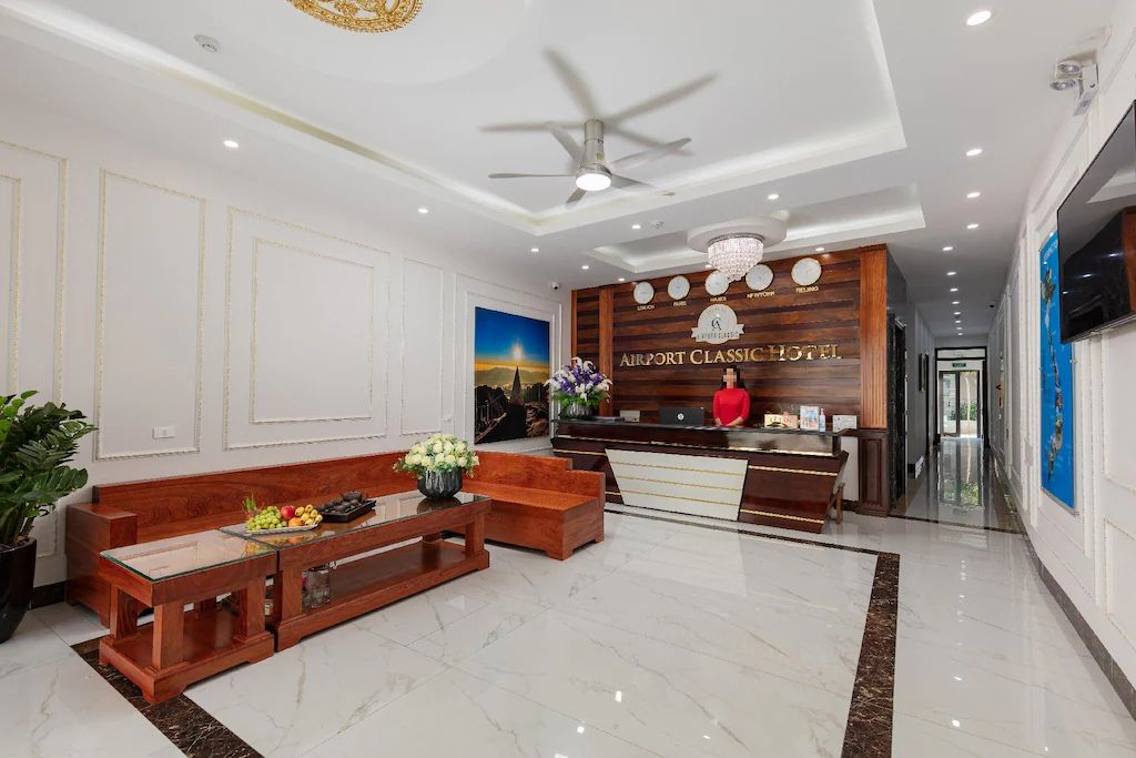 エアポート クラシック ホテル&トラベルのロビー