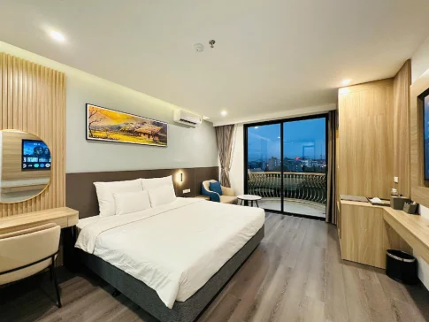 ブルースカイ・ノイバイ・ホテル＆プールの客室