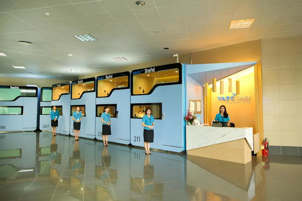 スリープポッド ターミナル1の外観