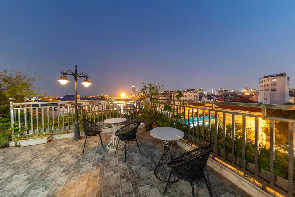 ヴェシア ホテル＆スパの屋上