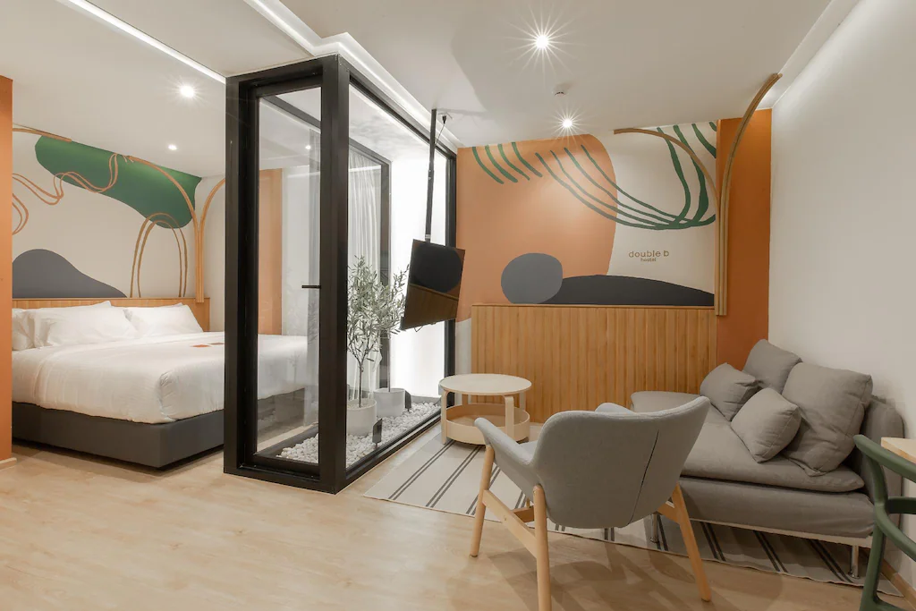 ダブル B ホステルの部屋