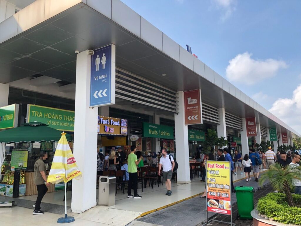 ハロン湾ツアーのサービスエリア