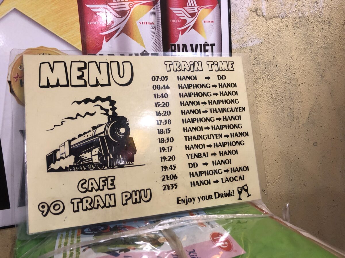 トレインストリートのカフェ