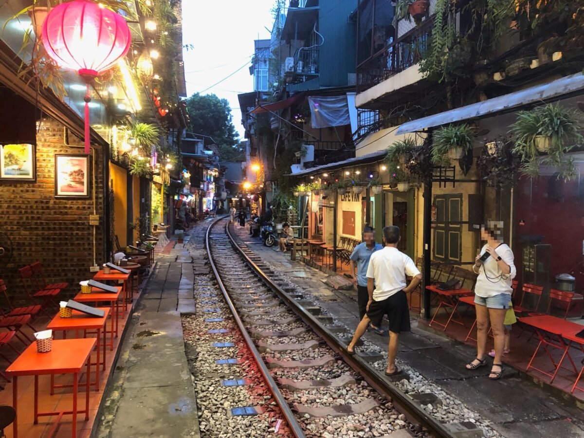 トレインストリートの線路