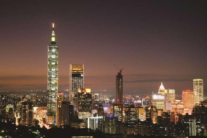 台北101タワー夜景